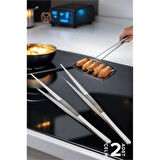 CEYLAN ADAM Çelik Cımbız Maşa A.Milano Design 2 ADET