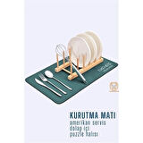 CEYLAN ADAM Bulaşık Durulama Kurutma Matı Süzücü Emici D.Reohouri Design