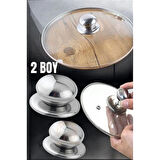 CEYLAN ADAM  Tencere Tava Tepesi Tencere Tava Kapağı Tutucu 2 Boy