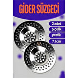 CEYLAN ADAM Çelik Lavabo Süzgeci 2 ADET