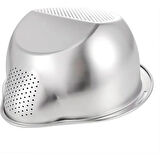 CEYLAN ADAM Inox Süzgeç Pirinç Makarna Salata Süzgeci 304 Paslanmaz Çelik 2 ADET