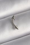 Mey İthalat® 316L Çelik Gümüş Renk Çivi Model Piercing