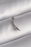 Mey İthalat® 316L Çelik Gümüş Renk Çivi Model Piercing
