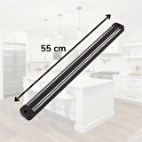 CEYLAN ADAM  Mıknatıslı Paslanmaz Duvar Bıçak Askısı Standı 55 Cm Aparat