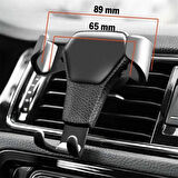 CEYLAN ADAM   Araç İçi Klima Izgarasına Takılabilen Plastik Oto Telefon Tutucu Gravity