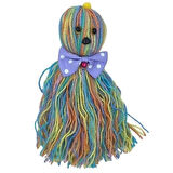 CEYLAN ADAM  Ahtapot Şekilli Zilli Ve İpli Rengarenk Püsküllü Sevimli KediOyuncağı