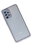 Samsung Galaxy A72 Kılıf Montreal Silikon Kapak - Gri