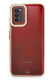 Samsung Galaxy A03S Kılıf Liva Lens Silikon - Beyaz