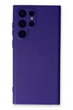 Samsung Galaxy S22 Ultra Kılıf Nano içi Kadife Silikon - Mor