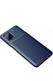 Samsung Galaxy A22 Kılıf Auto Focus Karbon Kapak - Lacivert