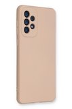 Samsung Galaxy A73 5G Kılıf Nano içi Kadife Silikon - Pudra