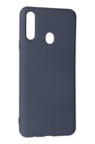 Samsung Galaxy A20S Kılıf Nano içi Kadife Silikon - Gri