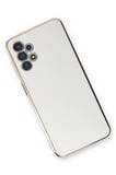 Samsung Galaxy A13 4G Kılıf Volet Silikon - Beyaz