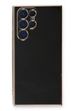 Samsung Galaxy S22 Ultra Kılıf Volet Silikon - Siyah