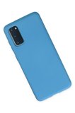 Samsung Galaxy S20 Plus Kılıf Nano içi Kadife Silikon - Mavi