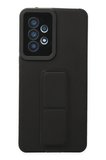 Samsung Galaxy A53 5G Kılıf Mega Standlı Silikon - Siyah