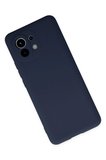 Mi 11 Kılıf Nano içi Kadife Silikon - Lacivert