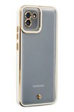 Samsung Galaxy A03 Kılıf Liva Lens Silikon - Beyaz