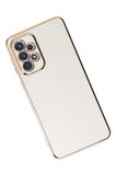 Samsung Galaxy A73 5G Kılıf Volet Silikon - Beyaz