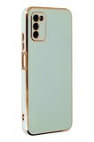 Samsung Galaxy A03S Kılıf Volet Silikon - Açık Yeşil