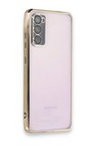 Samsung Galaxy S20 FE Kılıf Lensli Silikon - Gold