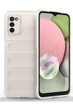 Samsung Galaxy A03S Kılıf Optimum Silikon - Krem