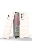 Samsung Galaxy A03S Kılıf Optimum Silikon - Krem