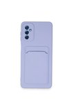 Samsung Galaxy A14 4G Kılıf Kelvin Kartvizitli Silikon - Lila