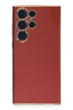 Samsung Galaxy S23 Ultra Kılıf Volet Silikon - Kırmızı