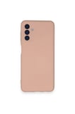 Samsung Galaxy A14 4G Kılıf Nano içi Kadife Silikon - Pudra