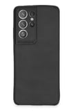 Samsung Galaxy S21 Ultra Kılıf Loop Deri Silikon - Siyah