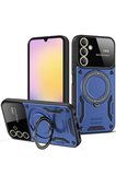 Samsung Galaxy A14 4G Kılıf Joy Lens Standlı Kapak - Lacivert