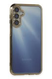 Samsung Galaxy A25 5G Kılıf Lensli Silikon - Gold