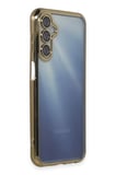 Samsung Galaxy A25 5G Kılıf Lensli Silikon - Gold