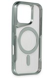 iPhone 16 Pro Kılıf Boyi Magsafe Silikon Kapak - Kahverengi