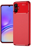 Samsung Galaxy A06 Kılıf Auto Focus Karbon Kapak - Kırmızı