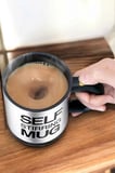 Mikser Kupa Yazılı Mug Bardak Karıştırma Özelliği