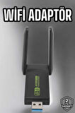 CEYLAN ADAM Wifi Adaptör Çift Bantlı Kablosuz Wifi Adaptörü