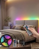 Kumandalı RGB Şerit Led Metre Renk Değiştiren Dekoratif LED Işık