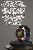 CEYLAN ADAM Yeni Nesil Akıllı Saat 1.5 Inç Amoled Ekran Çağrı Cevaplayabilen