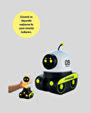 CEYLAN ADAM Robot Tasarımlı Bluetooth Hoparlörlü Yıldızlı Gökyüzü Projektör