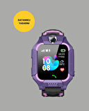 CEYLAN ADAM S10 Akıllı Çocuk Saati Mor Tasarım Adımsayar ve Alarm Fonksiyonlu