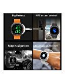 CEYLAN ADAM Akıllı Saat | Kalp Ritmi, Nabız ve Uyku Takibi | iOS Uyumlu