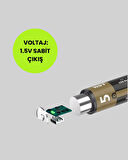 CEYLAN ADAM Type-C USB ile Hızlı Şarj Edilebilir AA Kalem Pil | 1.5V Lityum | Çiftli Paket