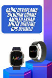 CEYLAN ADAM Yeni Nesil 3 Kordonlu Kol Saati 49 MM Amoled Ekran Akıllı Saat