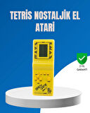 CEYLAN ADAM Mini Tetris El Aterisi – Taşınabilir Retro Oyun Konsolu, Pil ile Çalışan Klasik Model