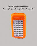 CEYLAN ADAM Gold Silver GS-875 Outdoor Powerbank & Işıldak – Güneş Paneli, 32 LED, 10000 mAh, Çift Çıkış