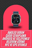 CEYLAN ADAM 49mm Akıllı Saat Amoled Ekranlı Kadın Erkek Kol Saati Plastik Kordon