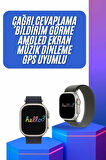 CEYLAN ADAM Yeni Nesil 3 Kordonlu Kol Saati 49 MM Amoled Ekran Akıllı Saat