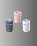 CEYLAN ADAM LED Işıklı Sessiz Masaüstü Nemlendirici – 3 Buhar Modu